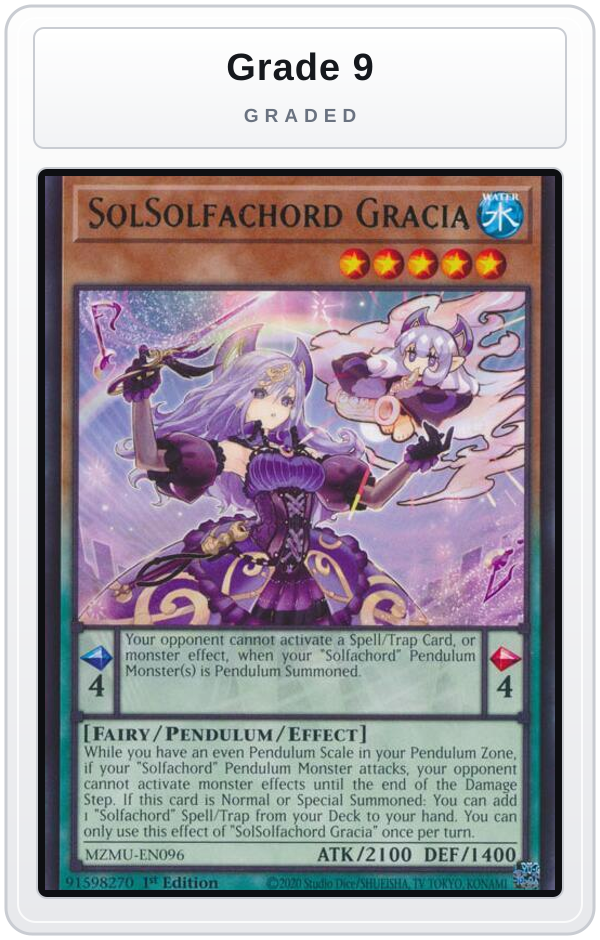 Graded - SolSolfachord Gracia — Grade 9 graded overlay