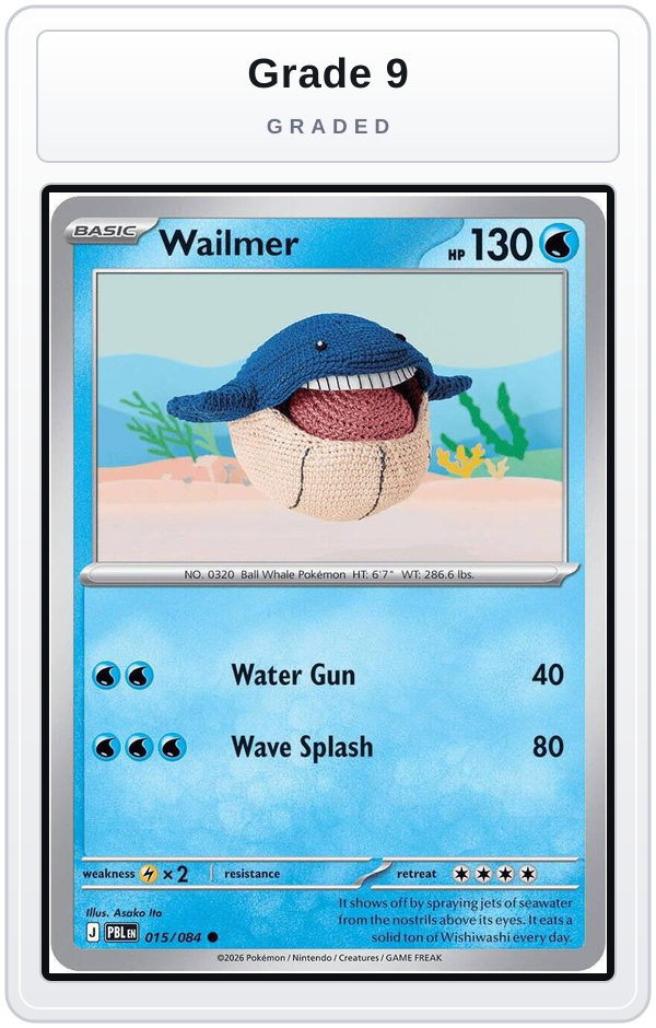 Graded - Wailmer — Grade 9 graded overlay