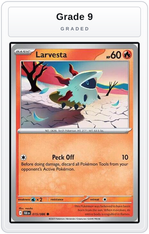 Graded - Larvesta — Grade 9 graded overlay