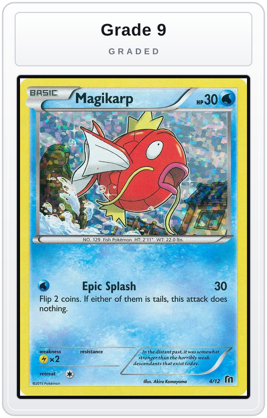 Graded - Magikarp - 4/12 — Grade 9 graded overlay