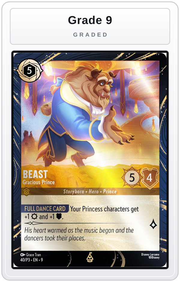 Graded - Beast - Gracious Prince — Grade 9 graded overlay