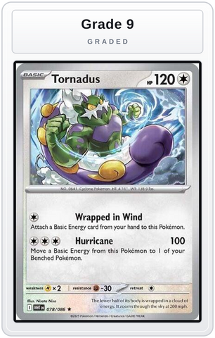 Graded - Tornadus — Grade 9 graded overlay