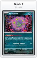 Graded - Spiritomb - 087/132 — Grade 9 graded overlay