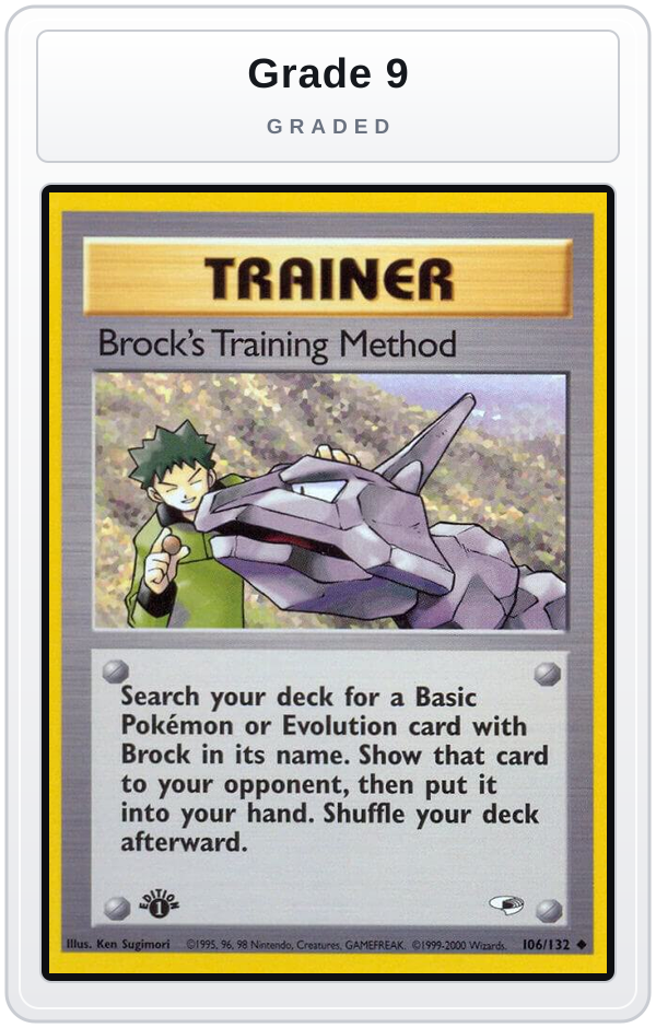Graded - Brock's Training Method — Grade 9 graded overlay