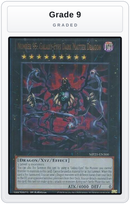 Graded - Number 95: Galaxy-Eyes Dark Matter Dragon — Grade 9 graded overlay