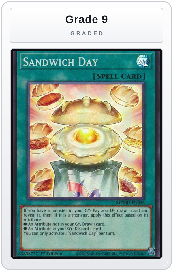 Graded - Sandwich Day — Grade 9 graded overlay