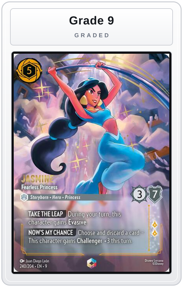Graded - Jasmine - Fearless Princess (Enchanted) — Grade 9 graded overlay