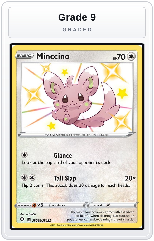 Graded - Minccino — Grade 9 graded overlay