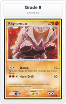 Graded - Rhyhorn — Grade 9 graded overlay