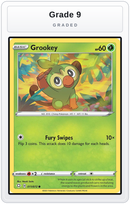 Graded - Grookey — Grade 9 graded overlay