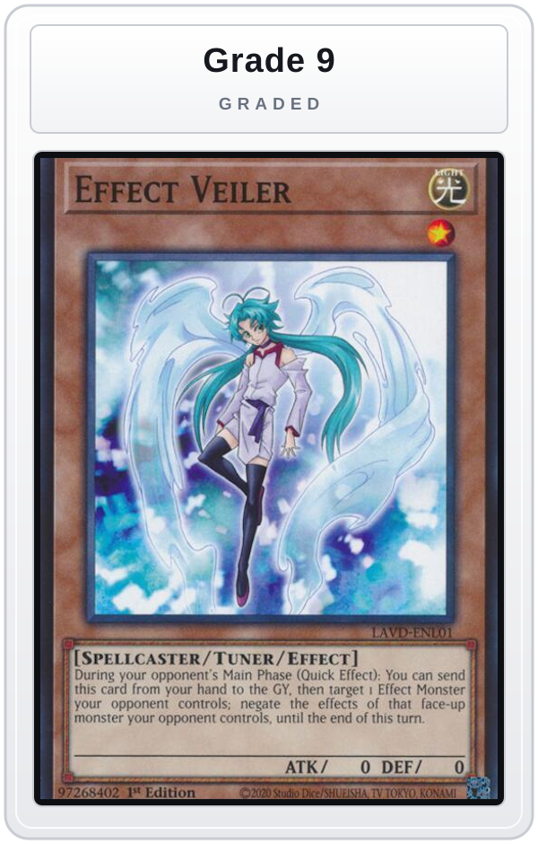 Graded - Effect Veiler (LAVD-ENL01) — Grade 9 graded overlay