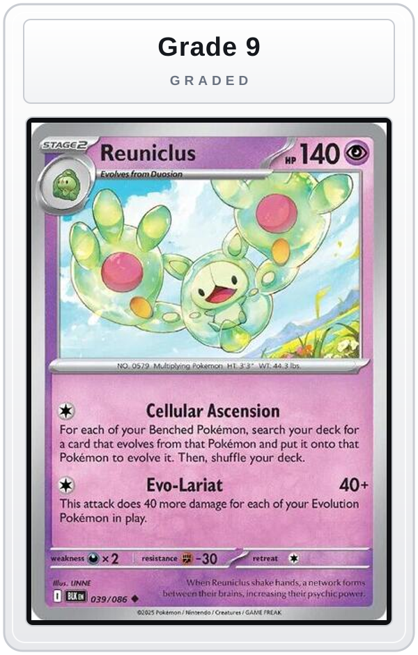 Graded - Reuniclus — Grade 9 graded overlay