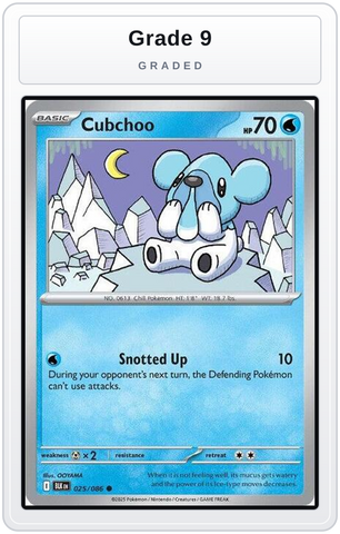 Graded - Cubchoo — Grade 9 graded overlay
