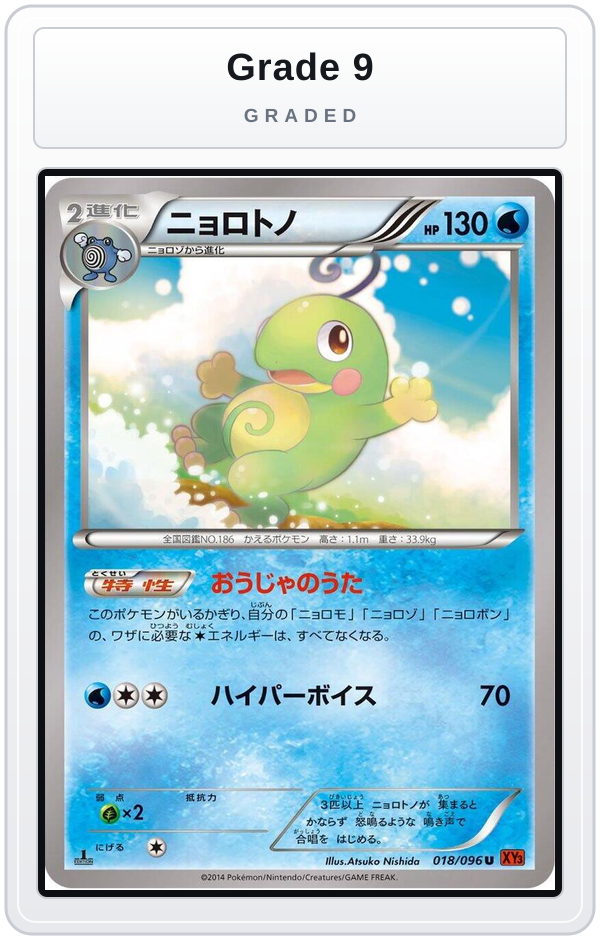Graded - Politoed — Grade 9 graded overlay