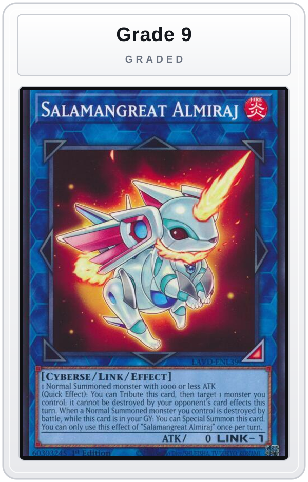 Graded - Salamangreat Almiraj — Grade 9 graded overlay
