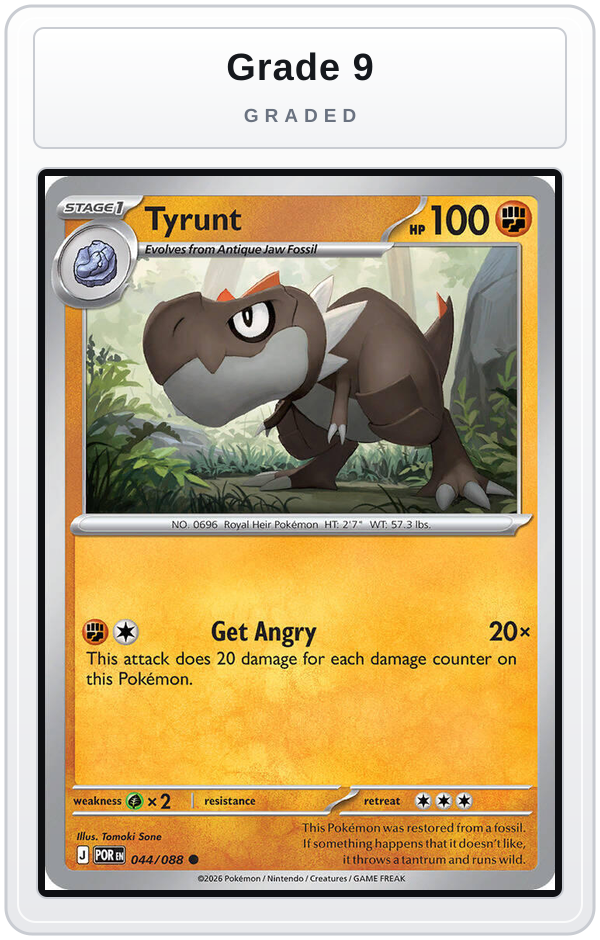 Graded - Tyrunt — Grade 9 graded overlay