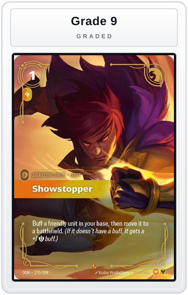 Graded - Showstopper — Grade 9 graded overlay