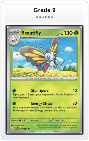 Graded - Beautifly - 013/217 — Grade 9 graded overlay