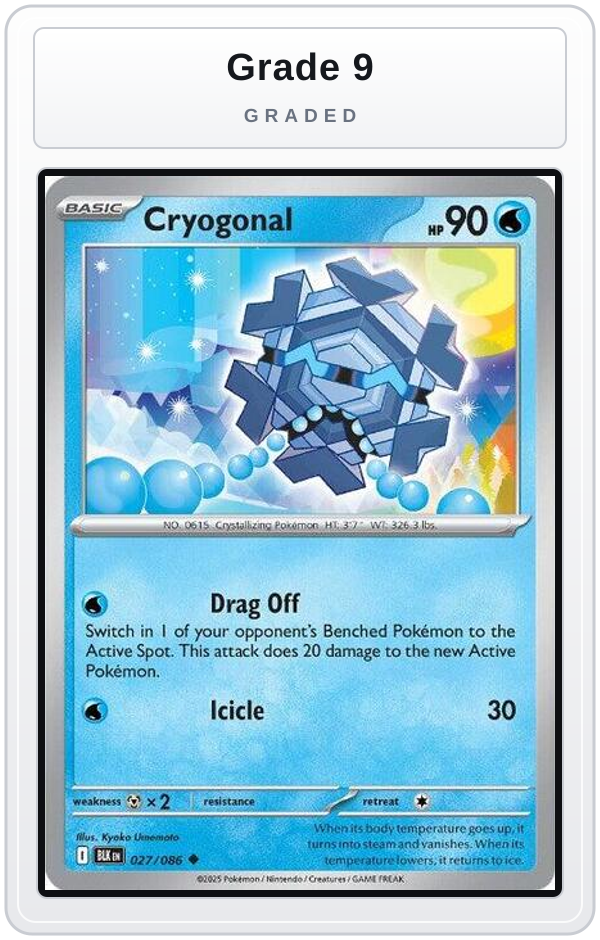 Graded - Cryogonal — Grade 9 graded overlay