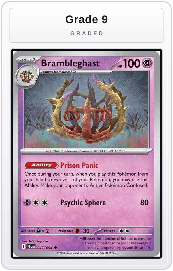 Graded - Brambleghast — Grade 9 graded overlay