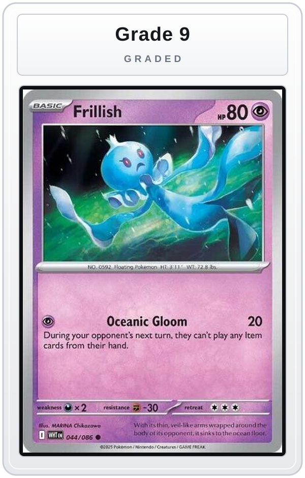Graded - Frillish — Grade 9 graded overlay