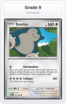 Graded - Snorlax — Grade 9 graded overlay