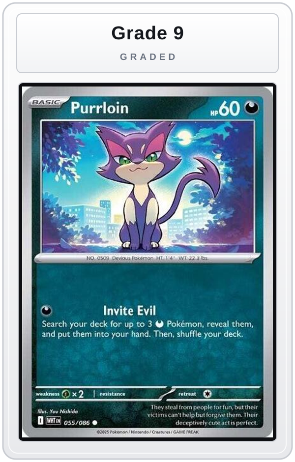 Graded - Purrloin — Grade 9 graded overlay