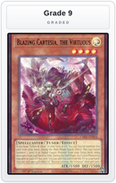 Graded - Blazing Cartesia, the Virtuous — Grade 9 graded overlay
