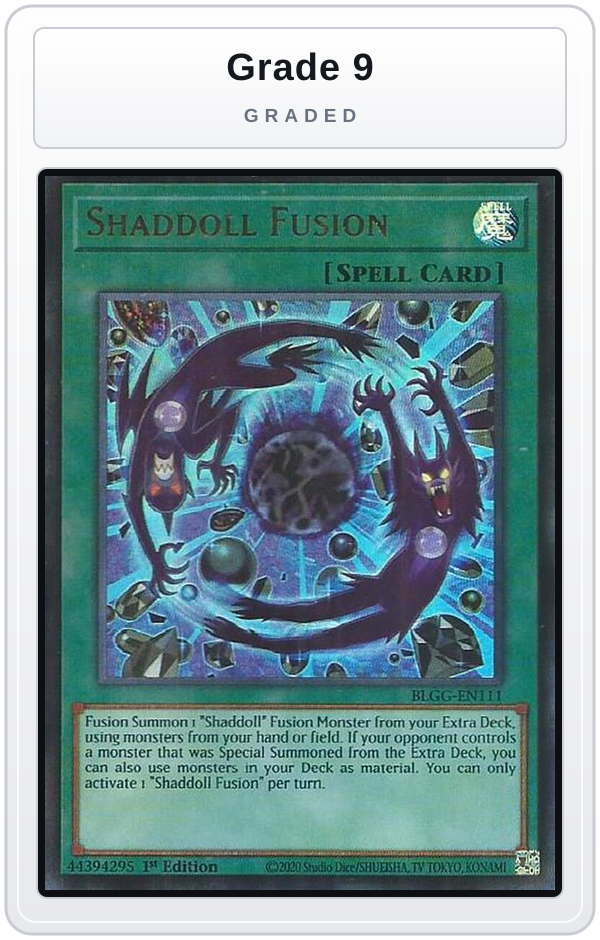 Graded - Shaddoll Fusion — Grade 9 graded overlay