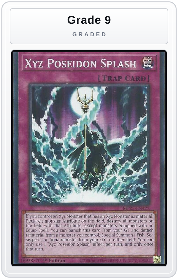 Graded - Xyz Poseidon Splash — Grade 9 graded overlay