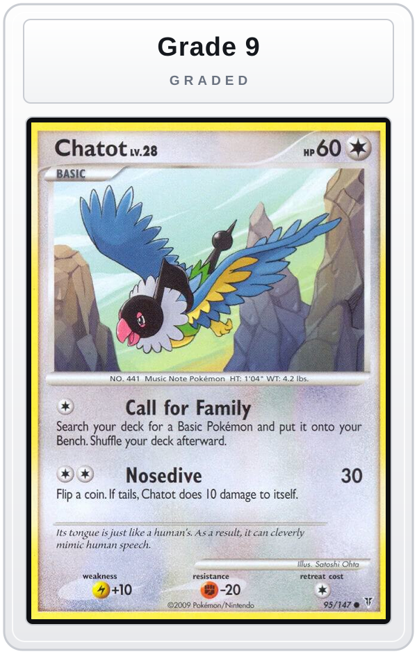 Graded - Chatot — Grade 9 graded overlay