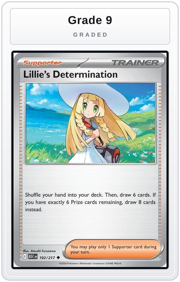 Graded - Lillie's Determination — Grade 9 graded overlay