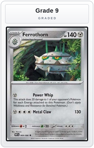 Graded - Ferrothorn — Grade 9 graded overlay