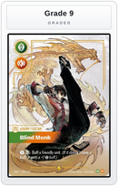 Graded - Lee Sin, Blind Monk (Overnumbered) — Grade 9 graded overlay