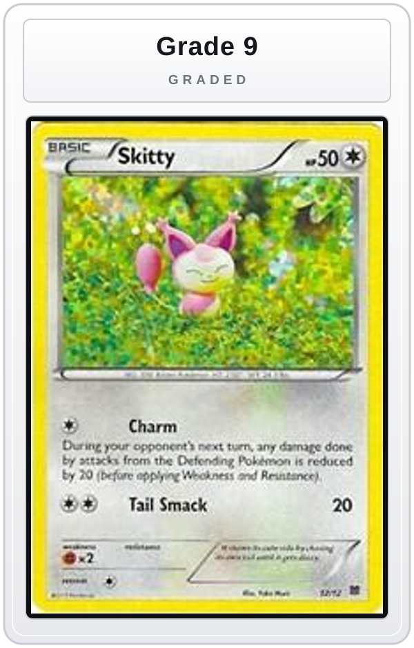 Graded - Skitty - 12/12 — Grade 9 graded overlay