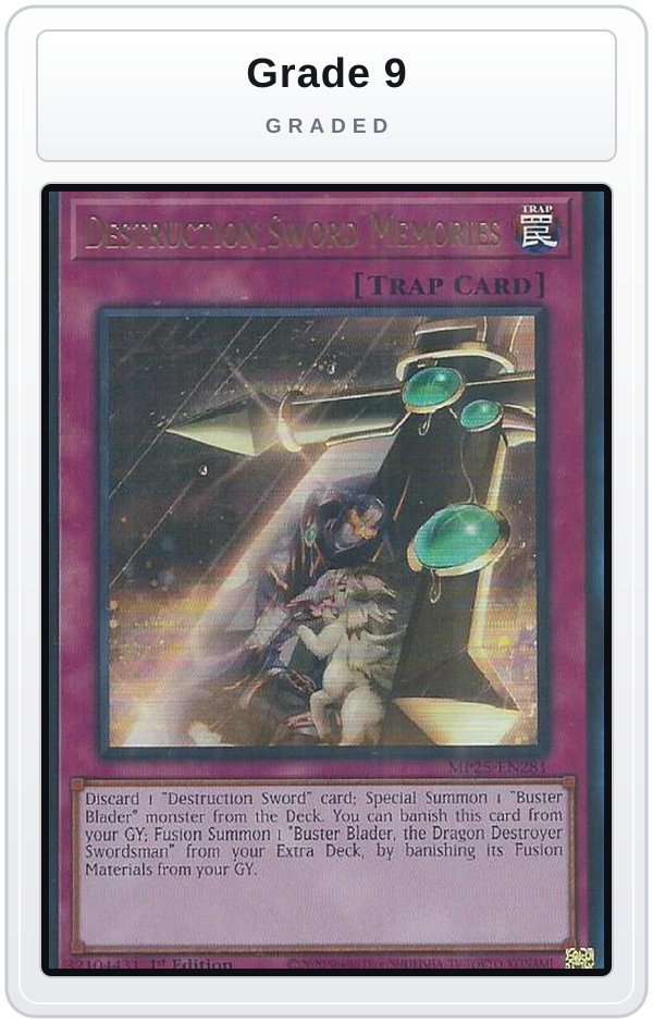 Graded - Destruction Sword Memories — Grade 9 graded overlay