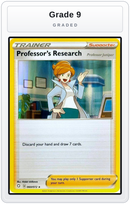 Graded - Professor's Research [Professor Juniper] - 060/072 (Line Holo) — Grade 9 graded overlay