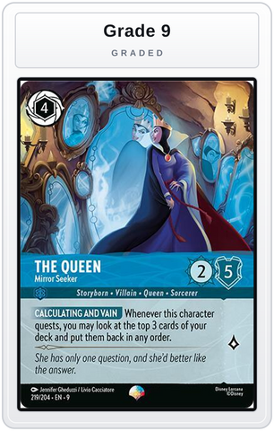 Graded - The Queen - Mirror Seeker (Epic) — Grade 9 graded overlay