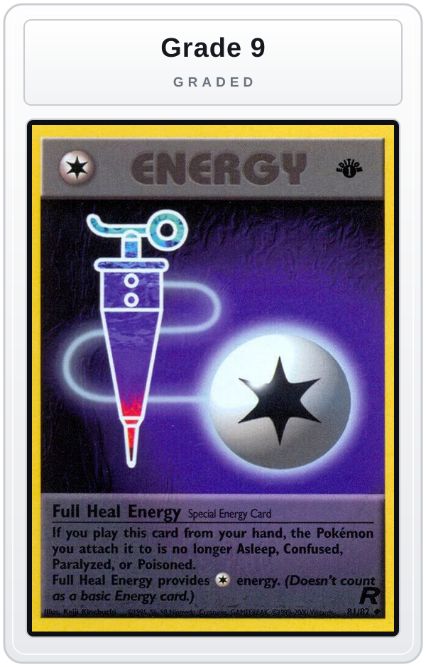 Graded - Full Heal Energy — Grade 9 graded overlay