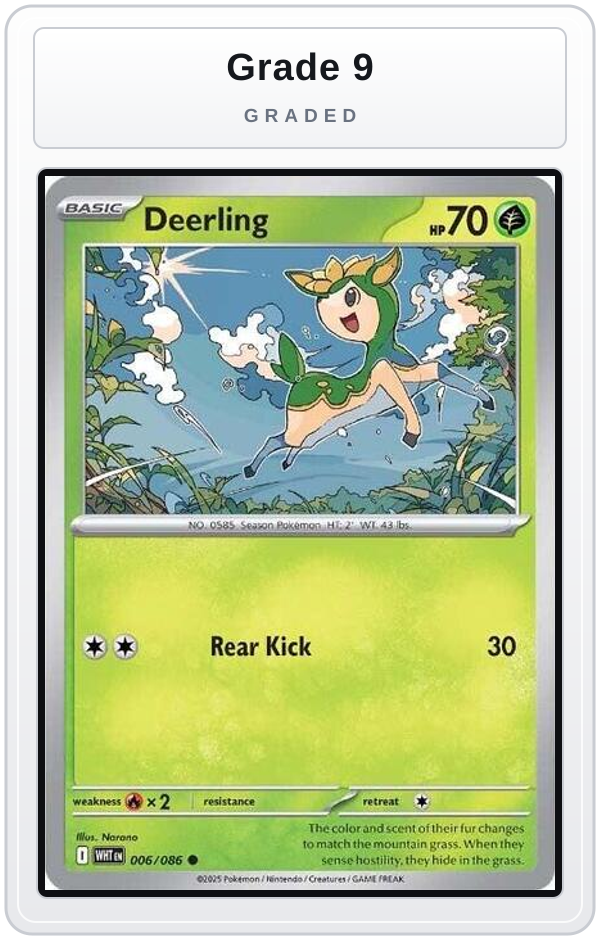 Graded - Deerling — Grade 9 graded overlay