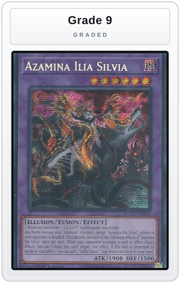 Graded - Azamina Ilia Silvia — Grade 9 graded overlay