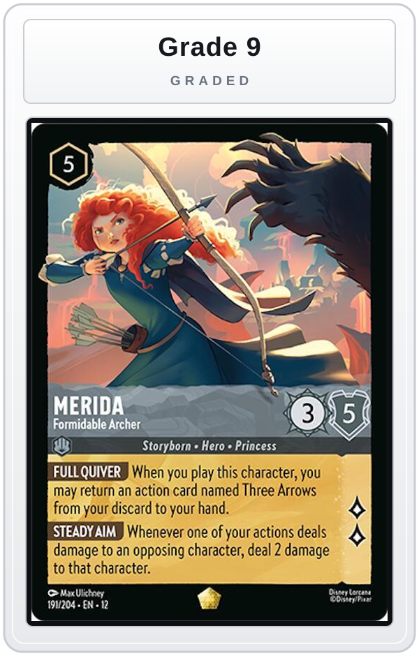 Graded - Merida - Formidable Archer — Grade 9 graded overlay