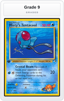 Graded - Misty's Tentacool (57) — Grade 9 graded overlay