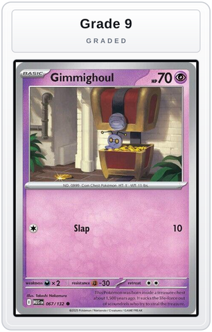 Graded - Gimmighoul — Grade 9 graded overlay