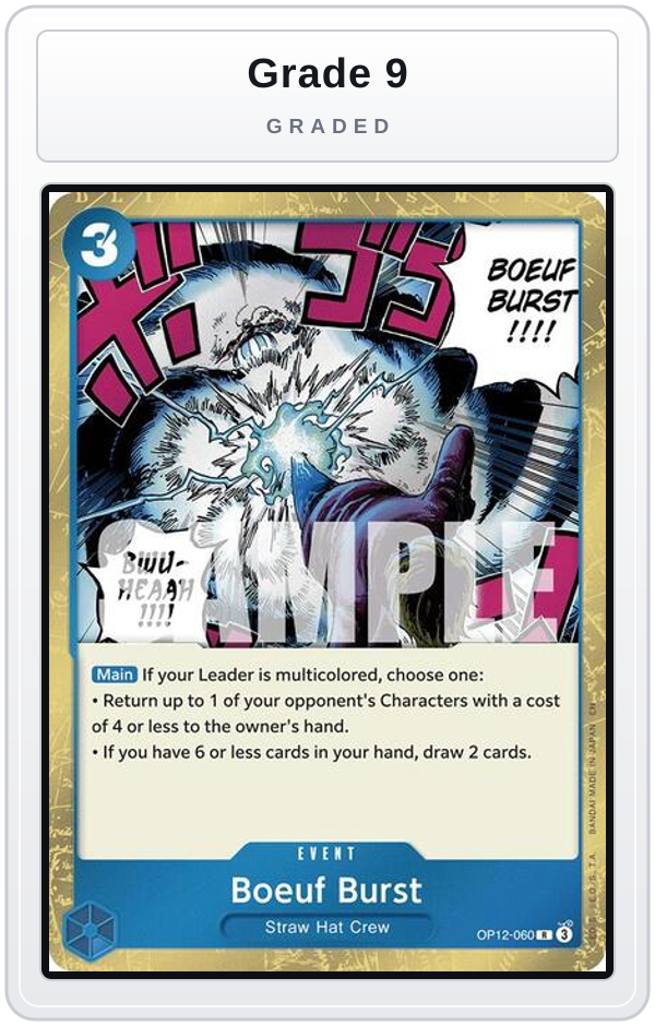 Graded - Boeuf Burst — Grade 9 graded overlay