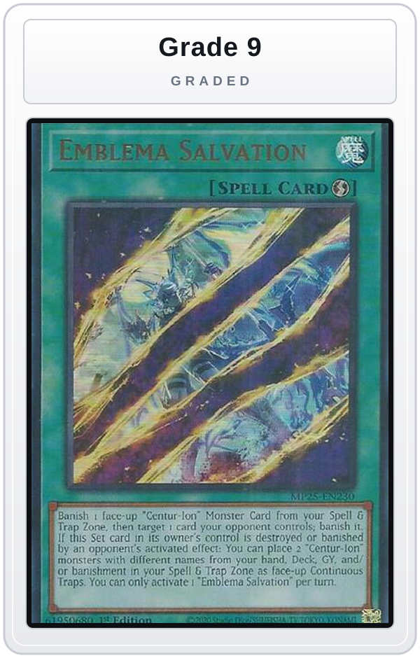 Graded - Emblema Salvation — Grade 9 graded overlay
