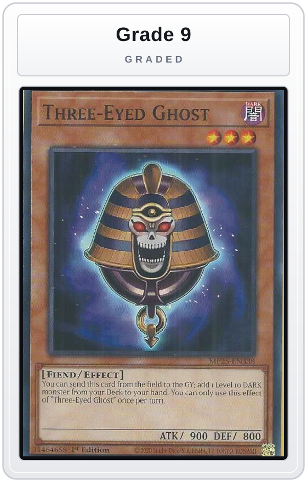Graded - Three-Eyed Ghost — Grade 9 graded overlay