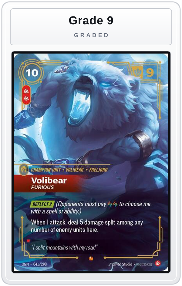 Graded - Volibear - Furious — Grade 9 graded overlay