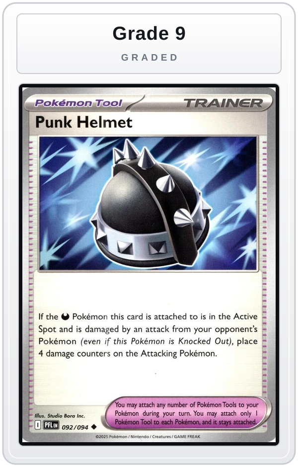Graded - Punk Helmet — Grade 9 graded overlay
