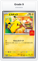 Graded - Pikachu - 020/M-P — Grade 9 graded overlay